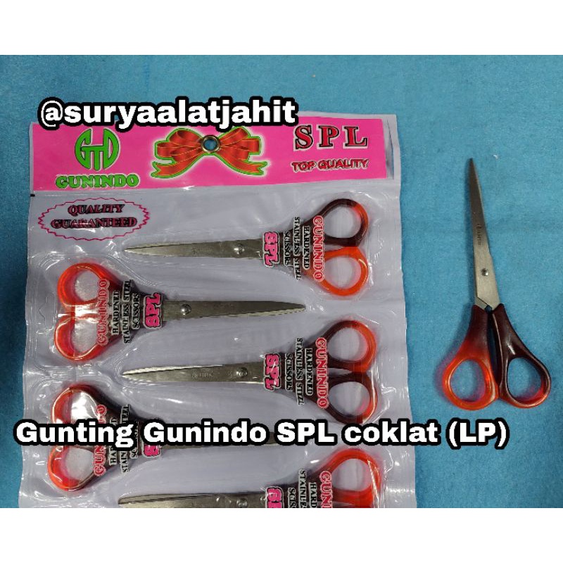 Gunting Gunindo (SPL) 15.5cm Coklat =rp.7.000/1pcs