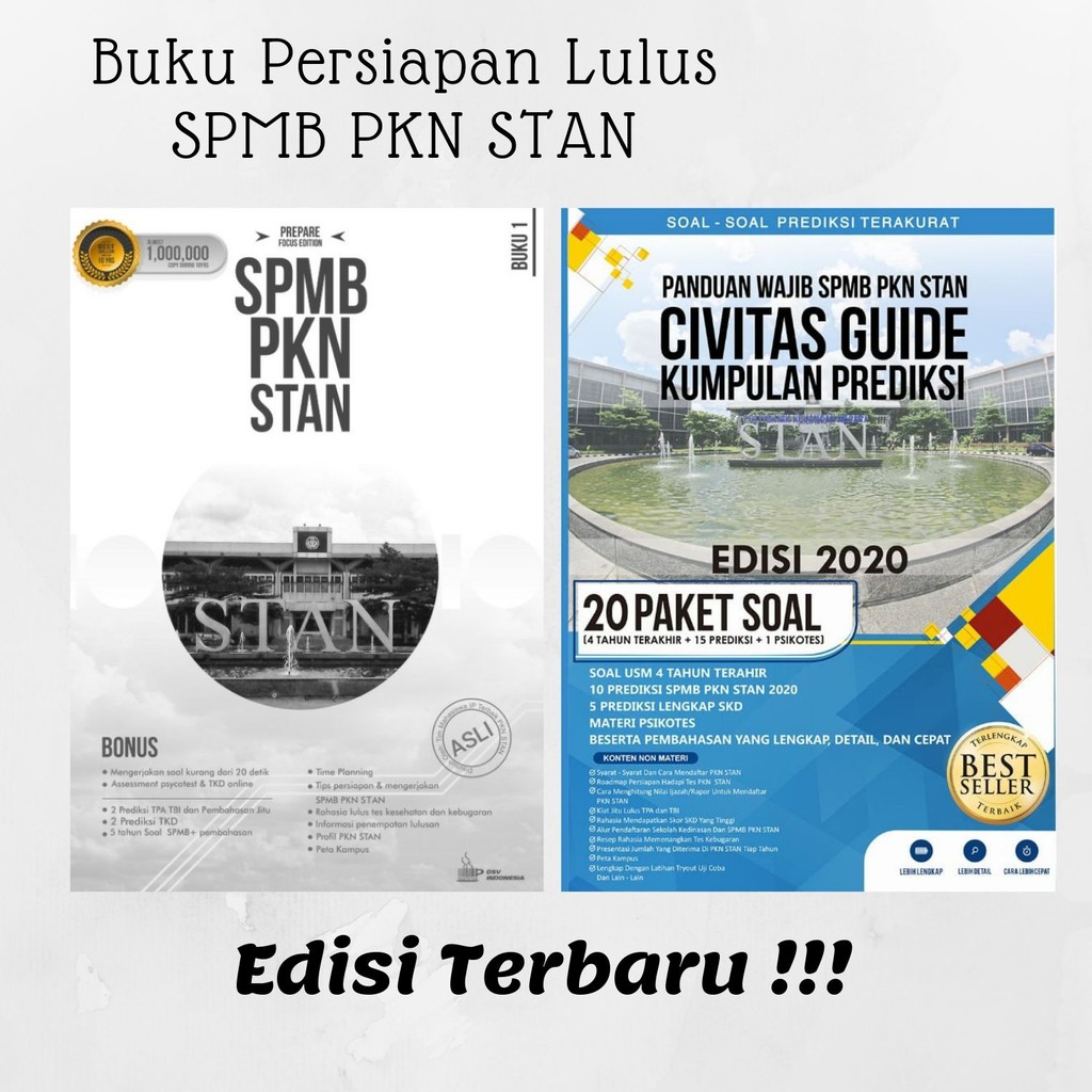 Paket Buku Usm Pkn Stan Isi 2 Buku Civitas Guide Prepare Shopee Indonesia