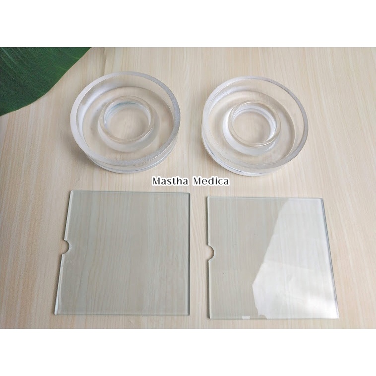 Cawan Conway + Tutup Cawan Laboratorium Kaca Cawan Mikrodifusi + Tutup