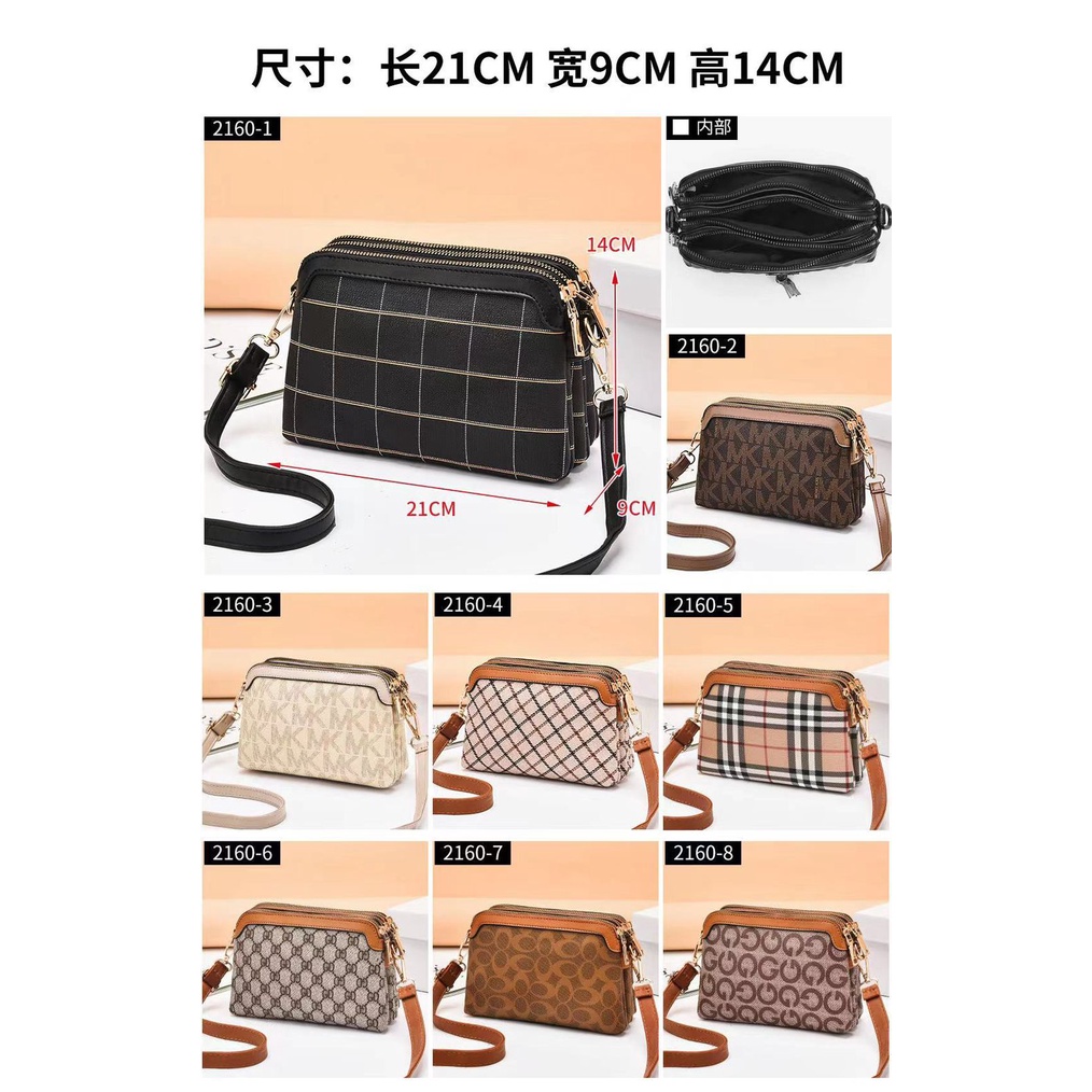 Tas slempang premium/ tas oval import/ tas cewek tali pendek tali panjang/ dompet cewek