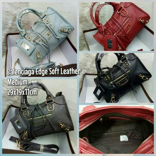 TAS BALENCIAGA EDGE MEDIUM SOFT LEATHER