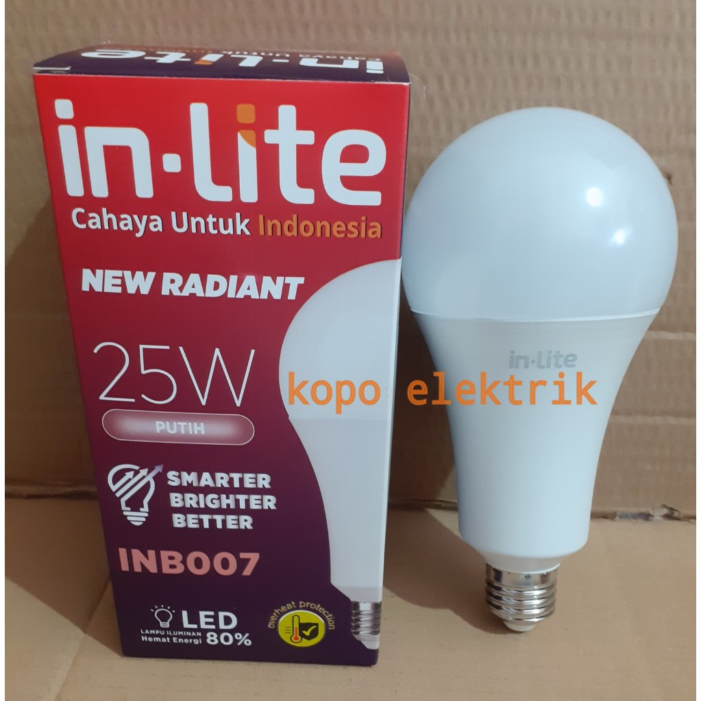 Inlite Lampu Bulb 25 w / Lampu Inlite 25 watt