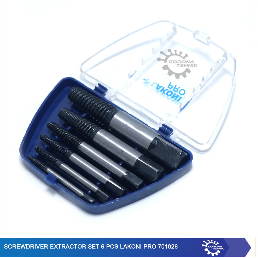 701026 Screwdriver Extractor Set 6 Pcs - Lakoni Pro