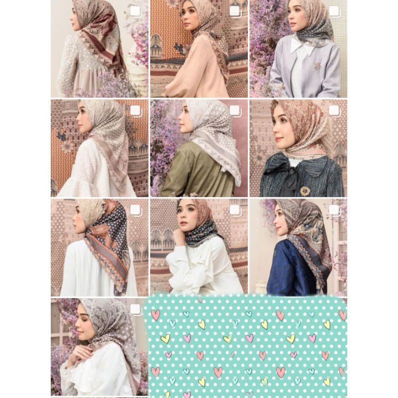 READY Julang Wearingklamby Harum Scarf color Jeumpa