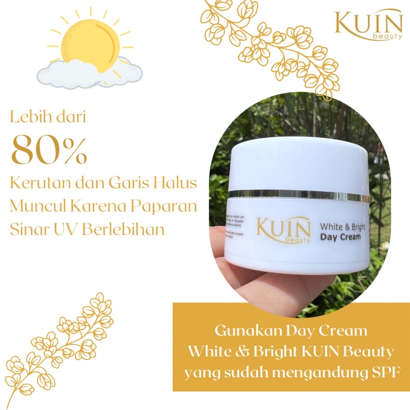 Kuin Beauty Day Cream | Skincare Aman untuk Ibu Menyusui,Ibu hamil & Remaja 15+ | Skincare BPOM