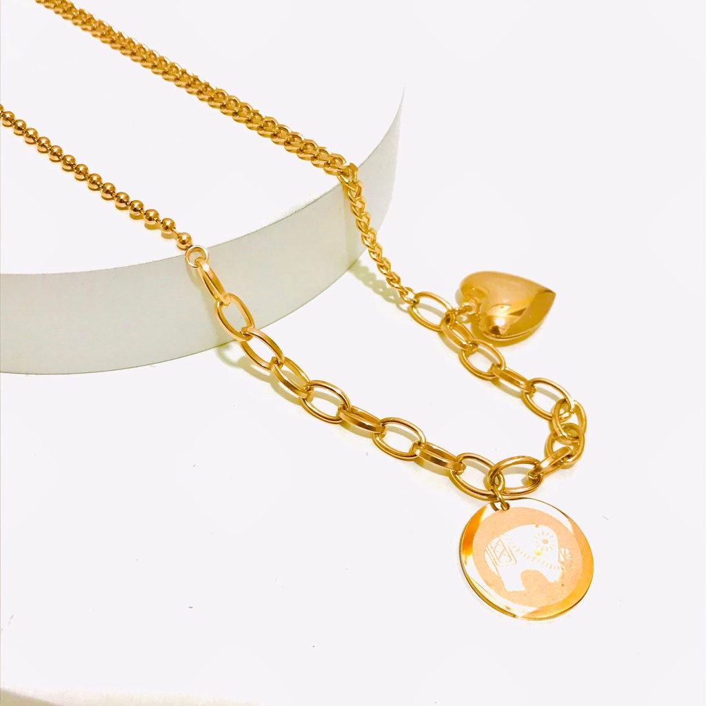 Kalung Titanium Wanita 45cm KP-293