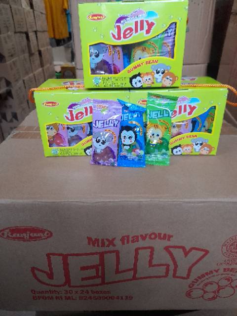 Permen Jelly Gummy Bean isi 30 pcs