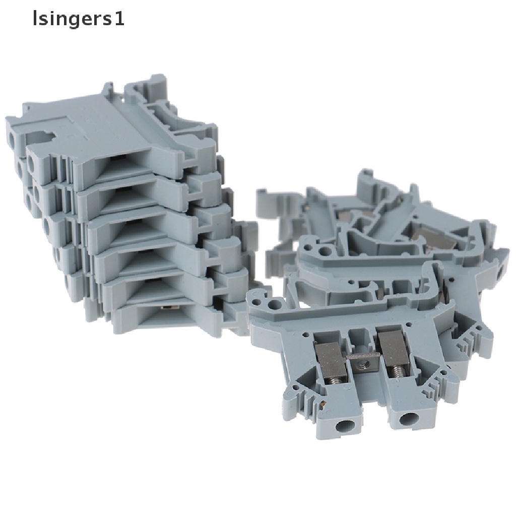 (lsingers1) 10pcs Terminal Block Rail Mount Panel Universal UK 2.5B 32A
