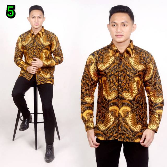 Kemeja hem batik pria terlaris