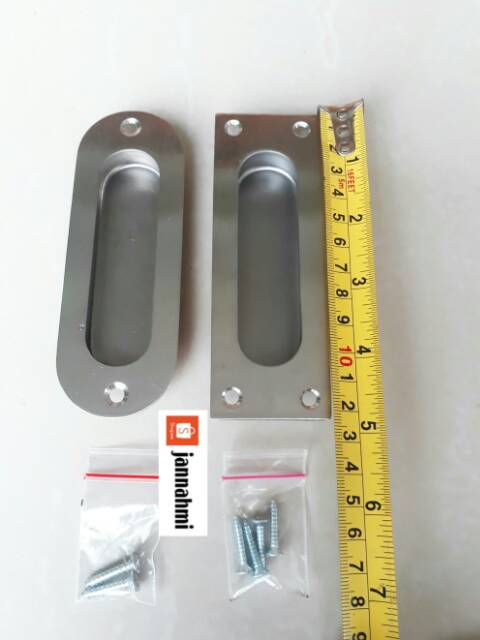 Handle tanam kom stainlis oval &amp; kotak