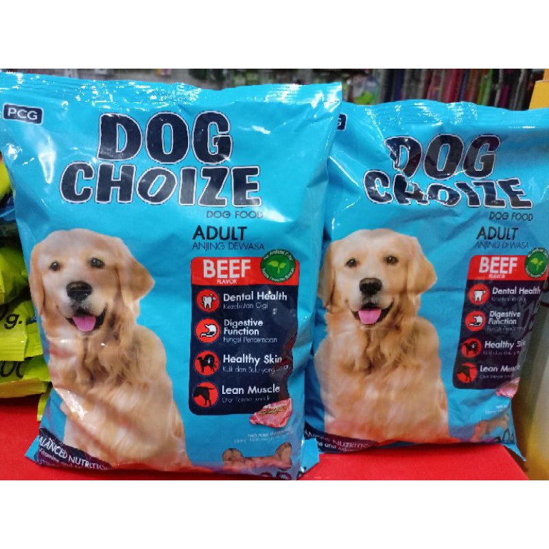 Makanan Anjing - Dog Choize rasa beef 800gr