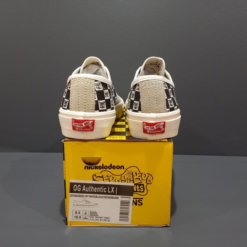 VANS AUTHENTIC SPOENGEBOB ICC -  Sepatu Sneakers Kets Kasual Vintage Pria/Cowok/Men