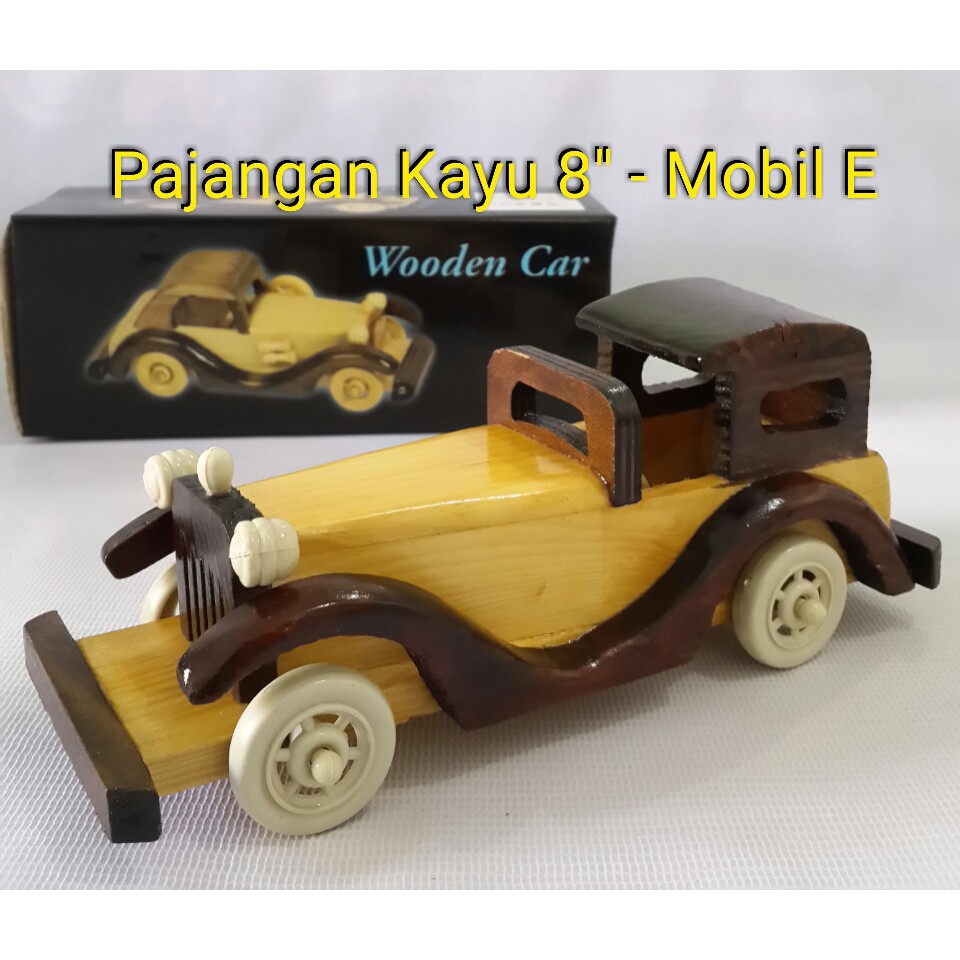 Miniatur / Pajangan Kayu Mobil 8E pajangan unik