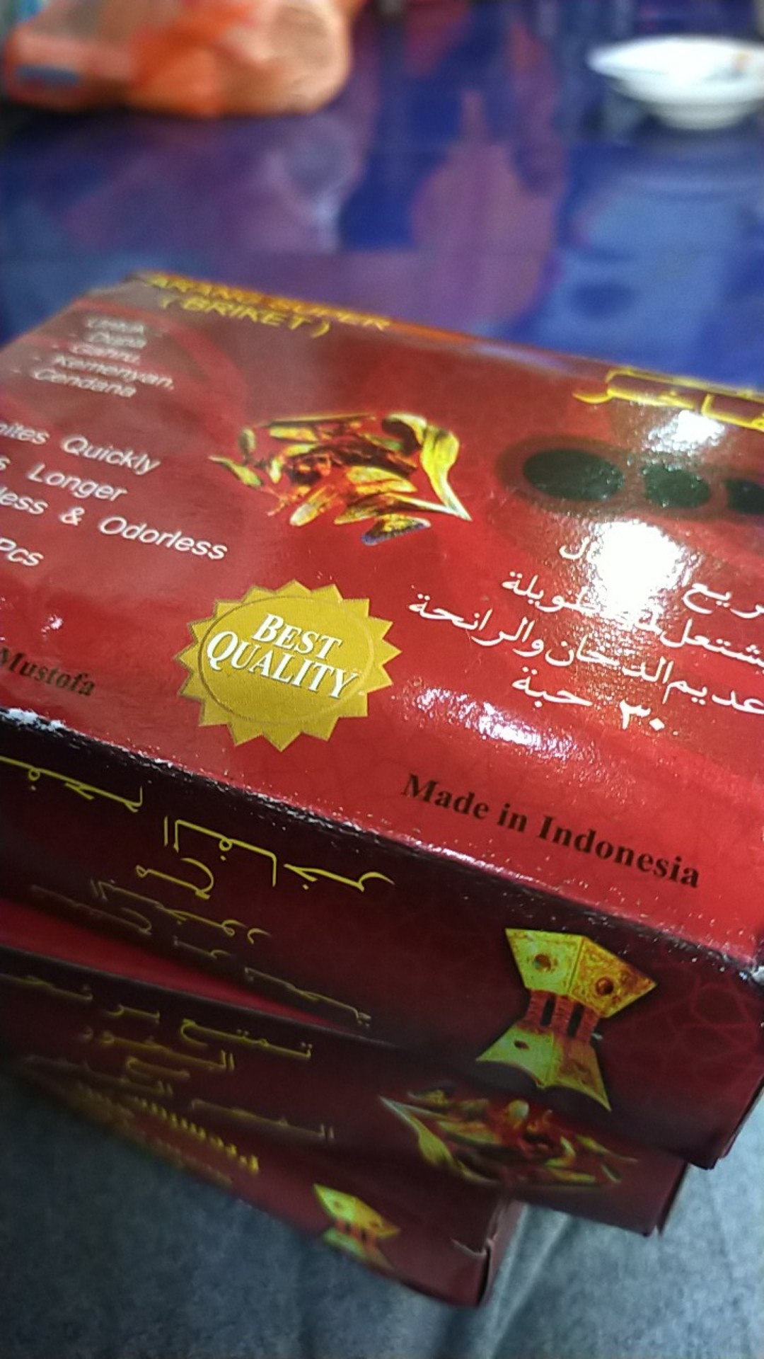 Arang Briket Syisyah Isi 30 Pcs / Keping