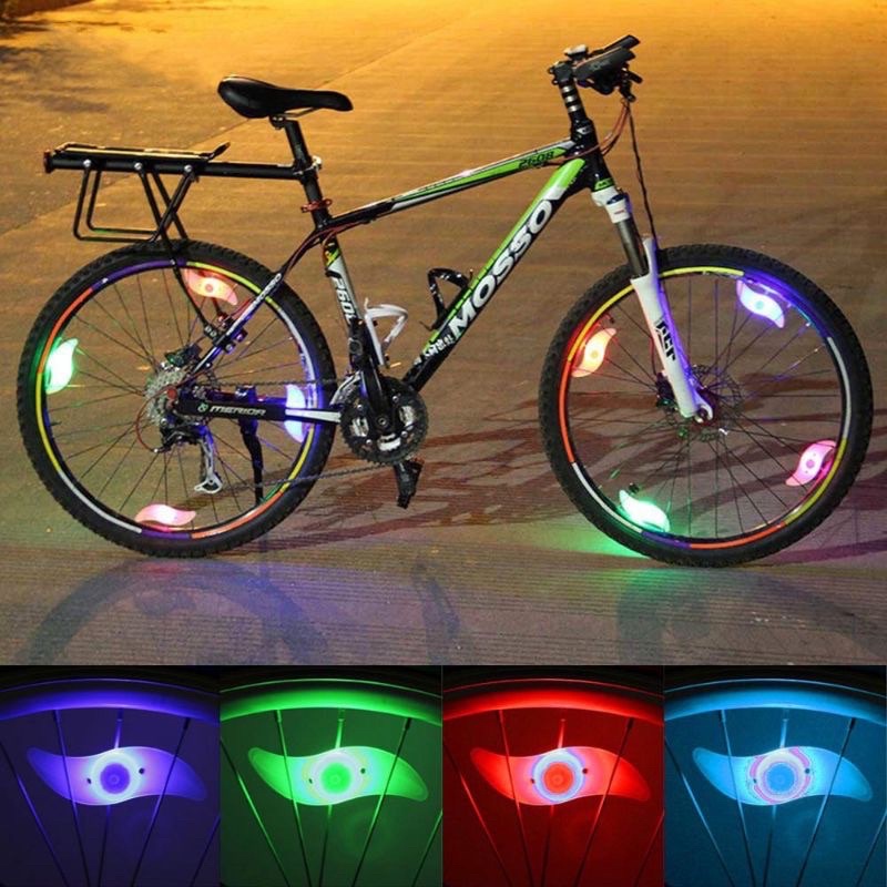 Lampu Roda Ban Sepeda color full LED Dachelun 1 Pcs DC-889