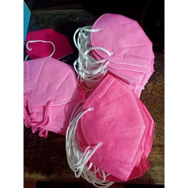 KN95 PINK EARLOP MASKER KN95 DEWASA