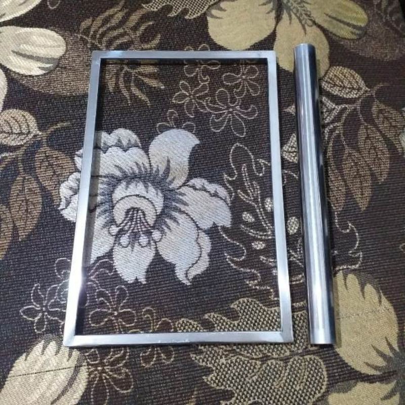 Bingkai Perata Adonan Kue Kering Stainless Ukuran 20 x 30 CM / alat perata adonan kue kering nastar