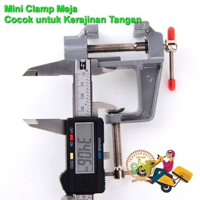 BAROKAH GAMIS Klem Catok Ragum / Catok Meja / Ragum Clamp Vise Bench / Table Vice