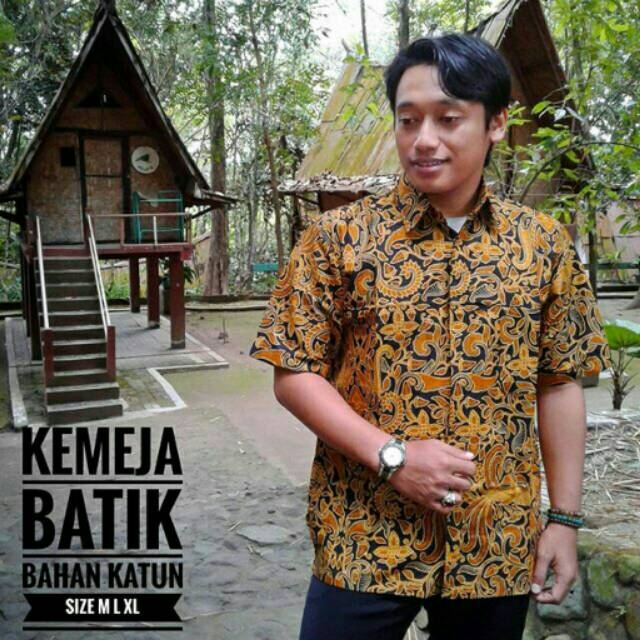 Kemeja Batik/ Seragam batik/ Seragam sekolah/ Baju batik/ Kemeja batik jogja / Hem Batik Pria