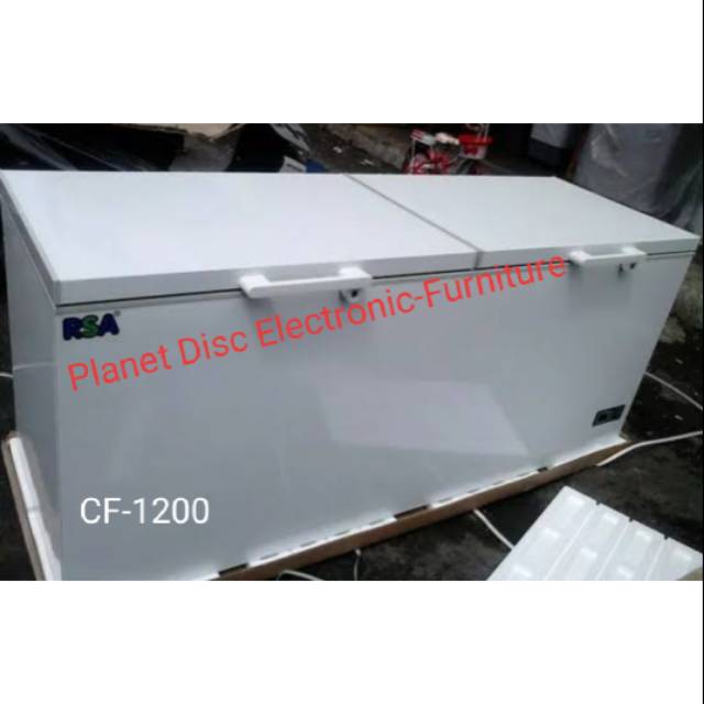 Kulkas Chest Freezer RSA CF 1200kulkas Daging Freezer Box Kulkas Duduk Promo murah