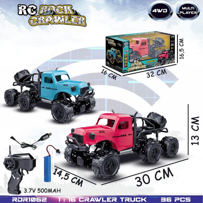 RC Rock Crawler Offroad 4WD 4X4 Mainan Anak Mobil Remote Control Radio Control Hobi Koleksi Remot Ko