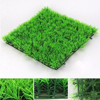  RUMPUT  DASAR AQUARIUM  AQUASCAPE PLASTIK SINTETIS  25 x 25 