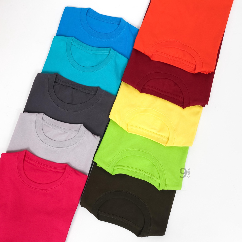 KAOS POLOS LENGAN PENDEK UNISEX COTTON COMBED 20S PREMIUM T-SHIRT-2