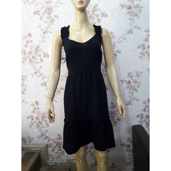 MIDI DRESS CASUAL BRANDED EXPORT TERMURAH