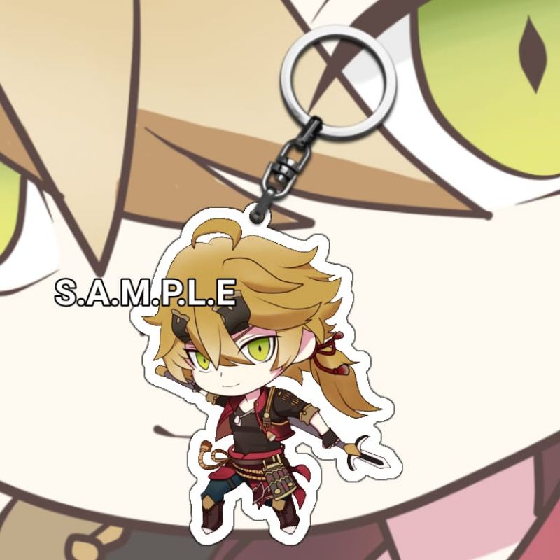 Gantungan Kunci Anime Game Genshin Impact Thoma - Keychain Genshin Impact Thoma