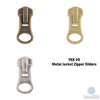 Kepala Sleting / Resleting Metal #5 YKK Jaket