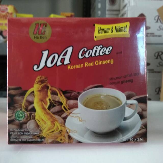 Joa coffe....kopi dgn ginseng korea,