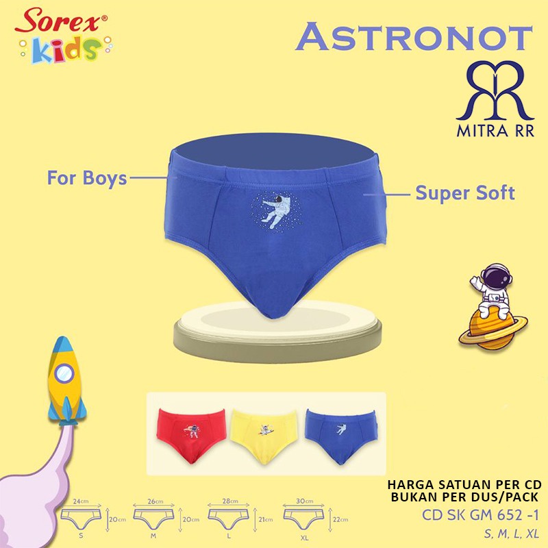 SOREX KIDS BOY SK GM671 - GM 670 CD CELANA DALAM SEGITIGA ANAK COWOK LAKI LAKI