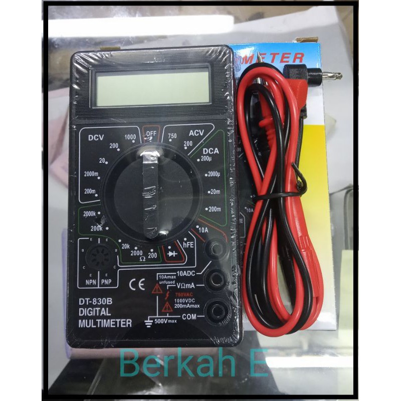 Multitester Multimeter Avometer Digital DT-830B