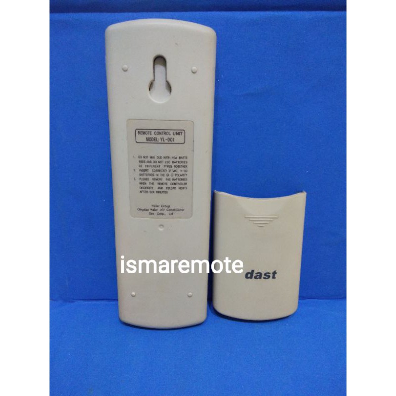 REMOTE REMOT AC DAST TIPE YL-D01 ORIGINAL SECOND