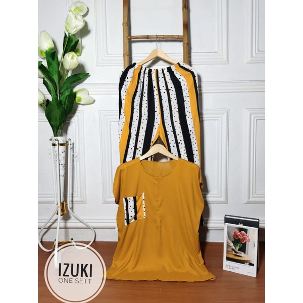 SETELAN PIYAMA BUSUI || RAYON || IZUKI ONE SET