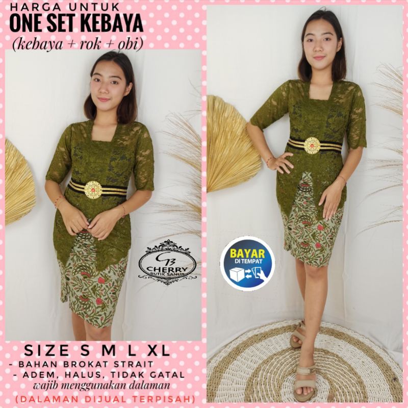baju kebaya jadi brokat maudy dan rok katun batik pendek kebaya bali modern kebaya pesta-5