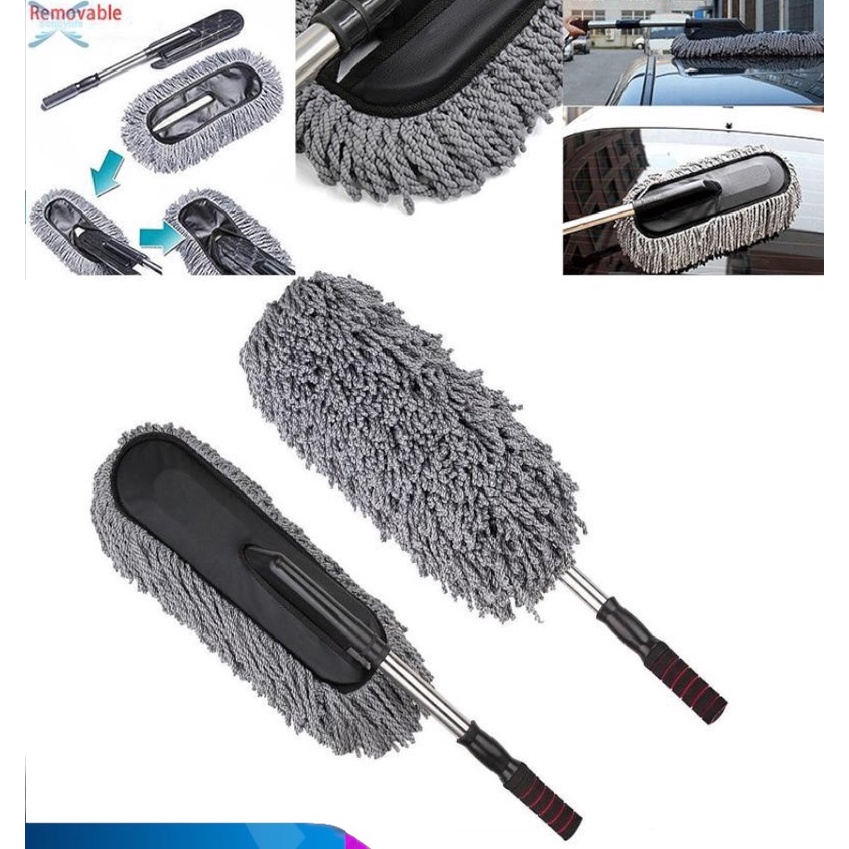 [Z202] JUMBO Lap Kemoceng Microfiber Telescopic Dust Remover Alat Cuci Pembersih Debu Mobil Rumah