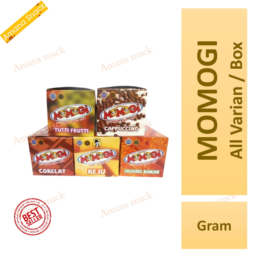 MOMOGI Wafer All Varian Rasa dalam box