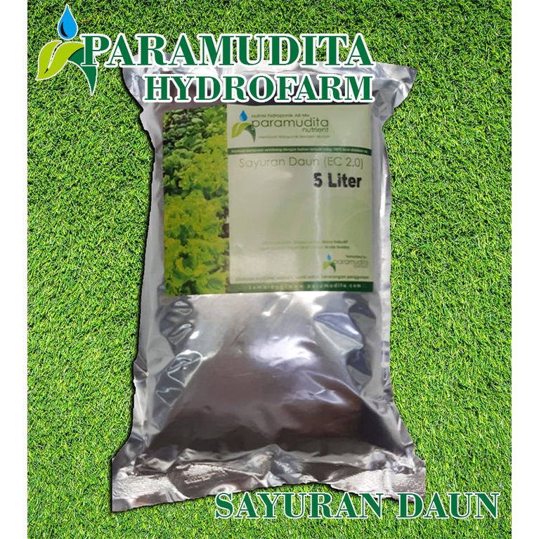 PUPUK HIDROPONIK AB MIX - SAYURAN DAUN - PARAMUDITA 5 Liter