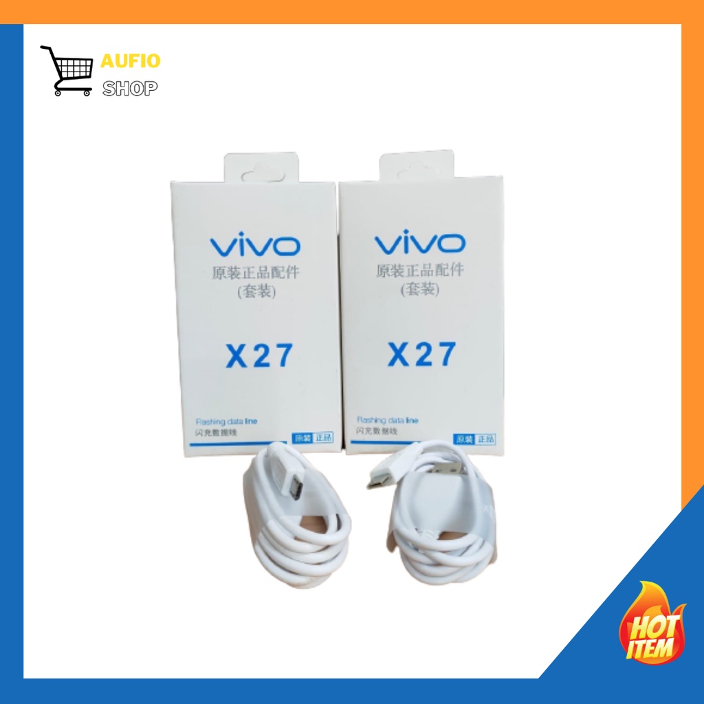 Kabel Data VIVO X27 MICRO &amp; TYPE C Fast Charging Original