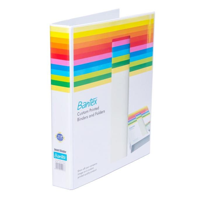 

Bantex Insert Ring Binder 2 Ring 25mm A4 White #8522 07