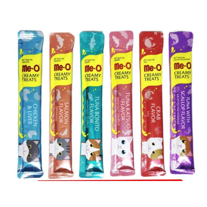 ME-O Creamy Treats Snack Kucing / MEO Makanan Kucing
