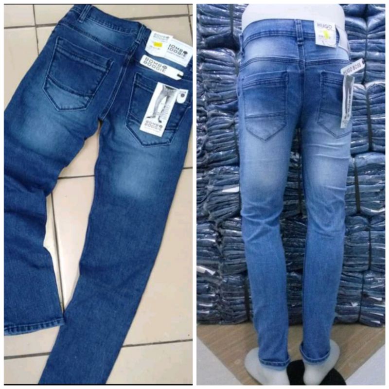 Celana Panjang Jeans Pria Skinny Fit Celana Jeans Pensil Stret Pria Celana Panjang Jeans Pria Promo Murah