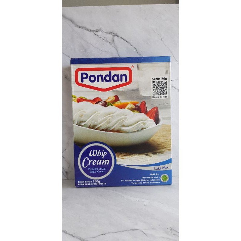 

PONDAN WHIP CREAM 150g