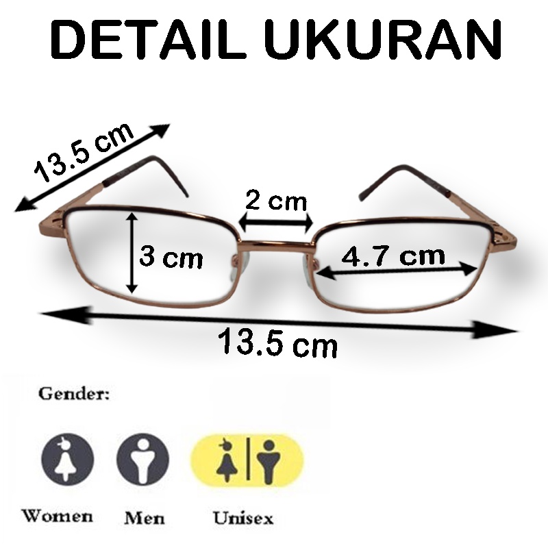 Termurah Kacamata Baca Plus (+) Ukuran PLUS +1.00 Sampai +3.00 Derajat Untuk Pria Dan Wanita / Kacamata Rabun Dekat / Kacamata Gaya / Kacamata Plus Pria / Kacamata Plus wanita / Kacamata Trending