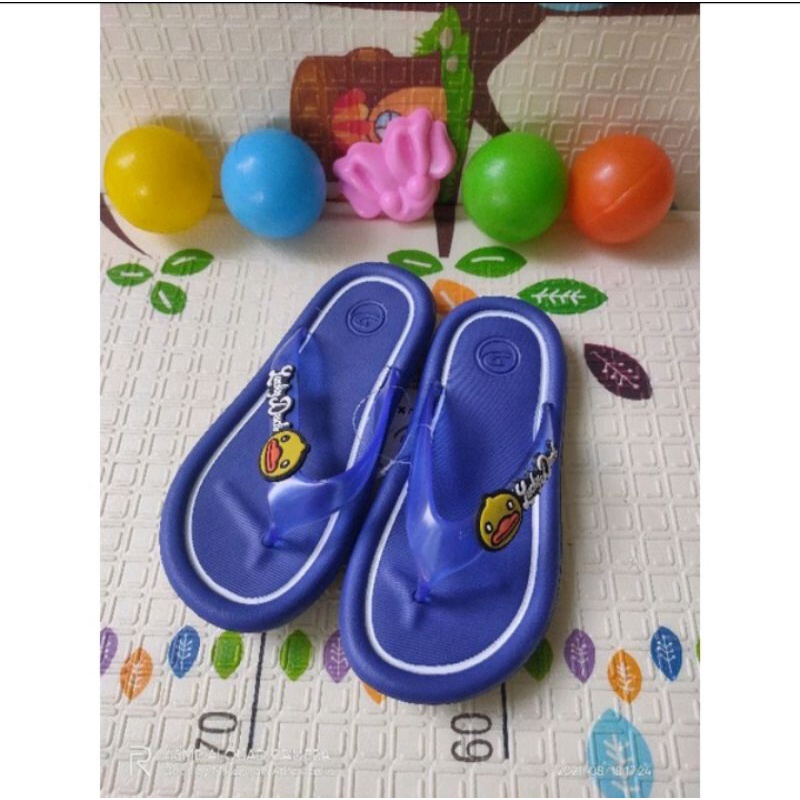 SANDAL ANAK PEREMPUAN / SANDAL KARET / SANDAL JEPIT / SANDAL DULUX MOTIF BEBEK