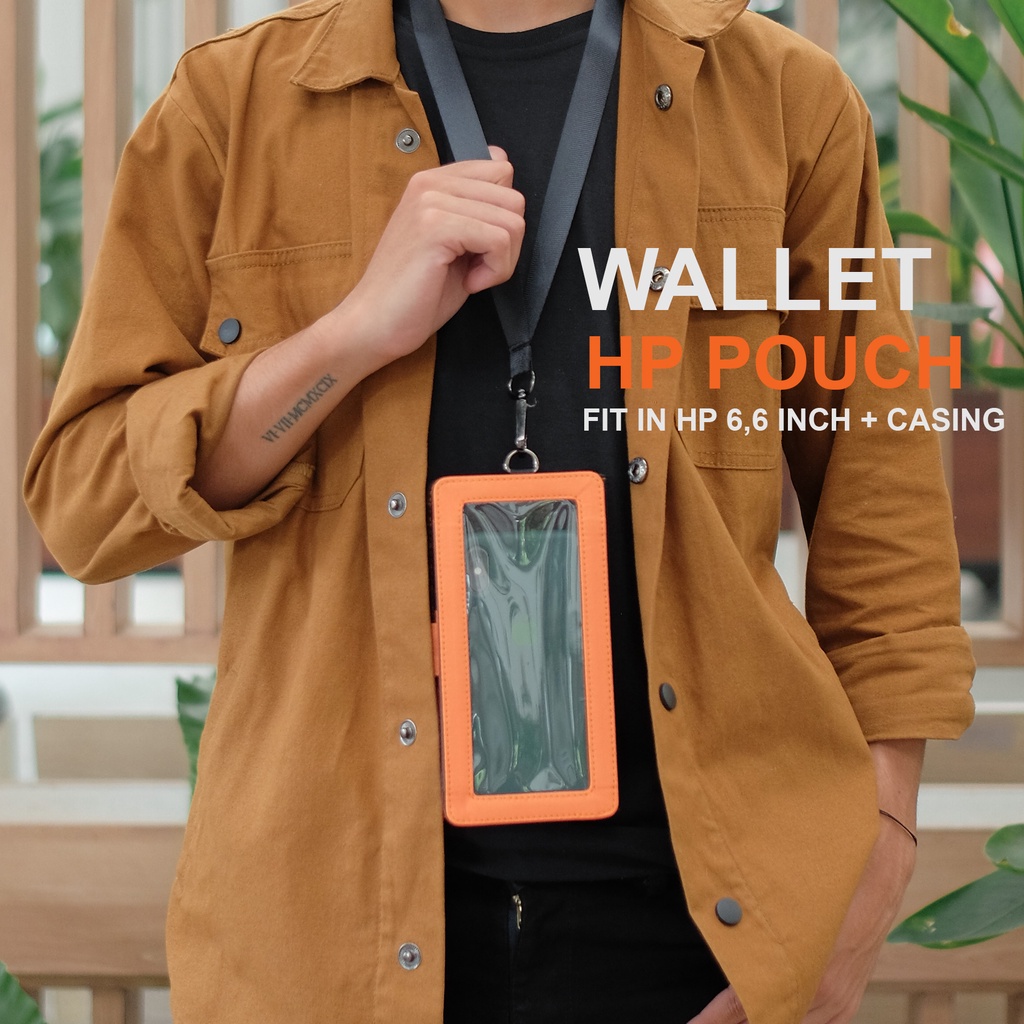 Dompet HP Card Holder Wallet Selempang Kartu - Mokamula