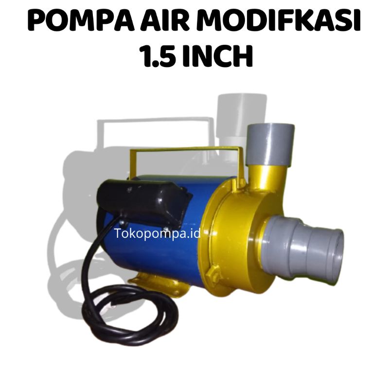 Mesin pompa air modifimasi pompa air kolam ikan hemat listrik