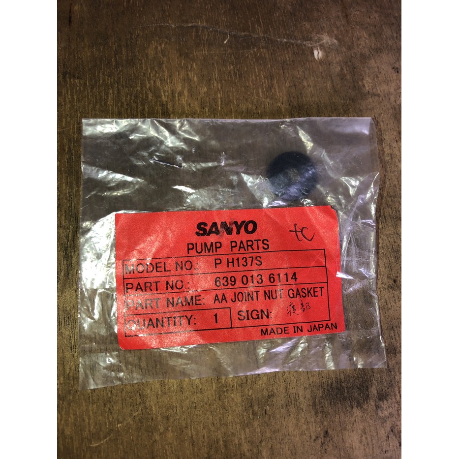 Joint Gasket Karet Air Charger Pompa Air Sanyo Original