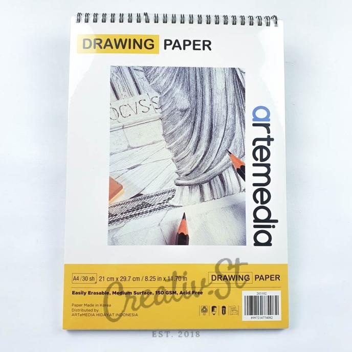 

gunturputra39 Artemedia Drawing Book Sketch Book A4 30 Sheet TERLARIS TERPERCAYA ORIGINAL